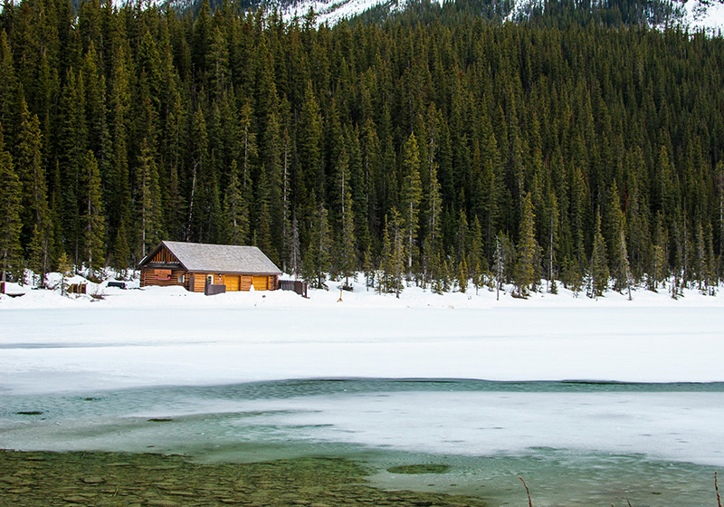 Lakeside cabin