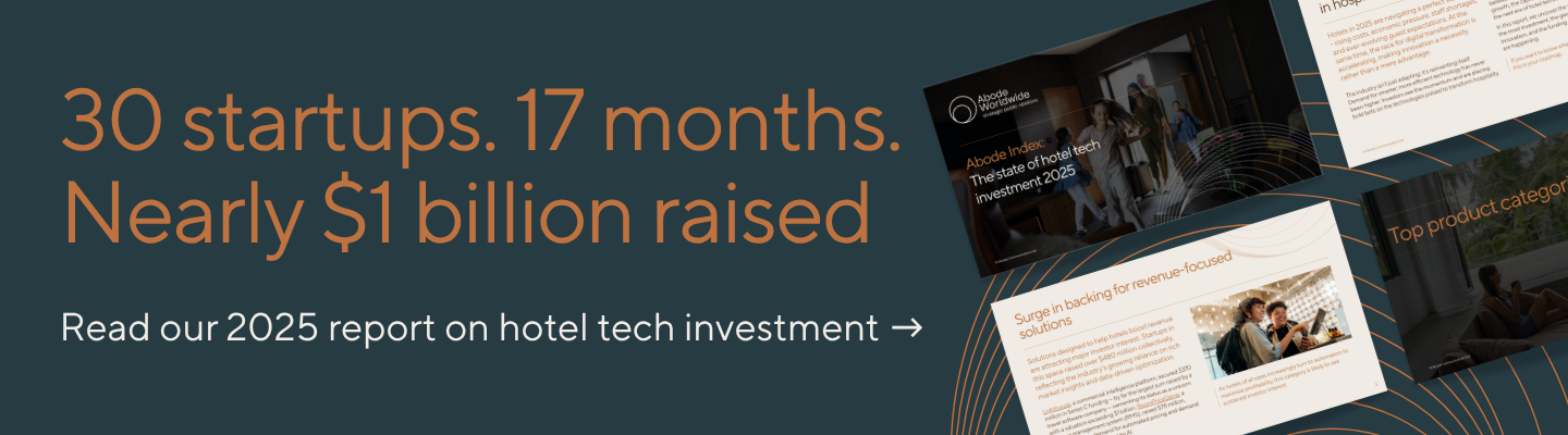 Abode Index Hotel Tech Investment 2025 banner